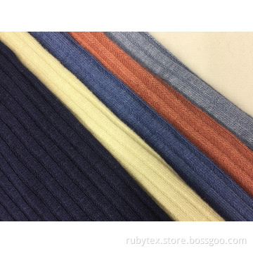 32-tals Rayon Spandex-ribben i fast tyg